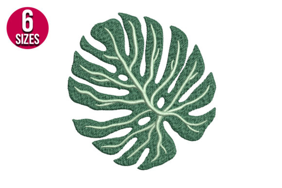 Monstera Leaf: A Seasonal Embroidery Staple