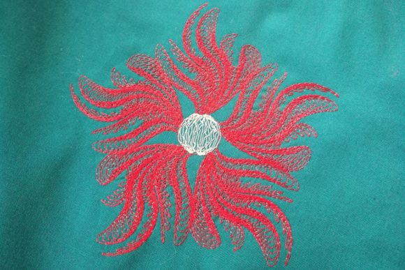 Swirl Flower: A Thoughtful Embroidery Design for Meaningful Gifts