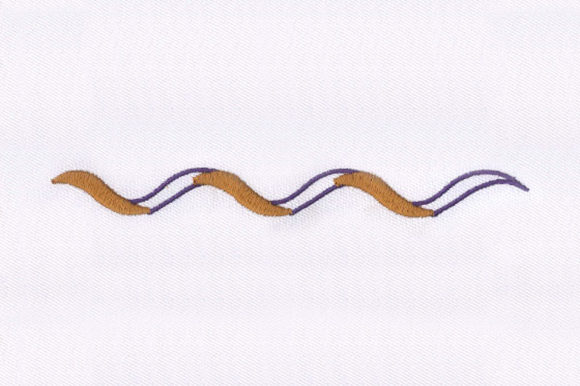 Wavy Border: A Thoughtful Embroidery Choice for Personalized Gifts